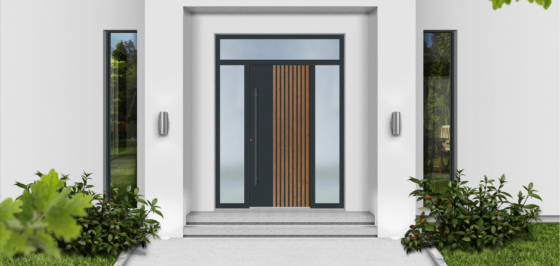 Aluminium deuren op maat van Alu-Max. Geïsoleerd en in 1001 opties verkrijgbaar!